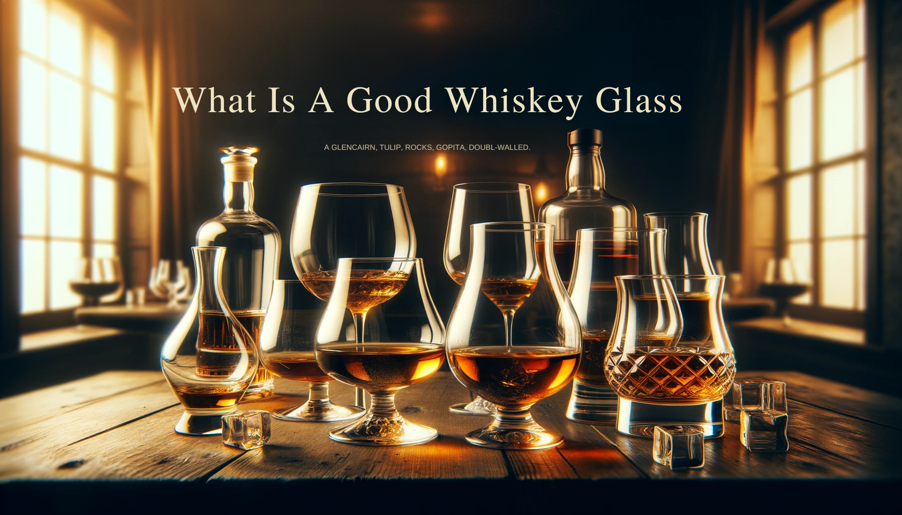 Double Wall Glencairn Whiskey Glasses (Set of 2)