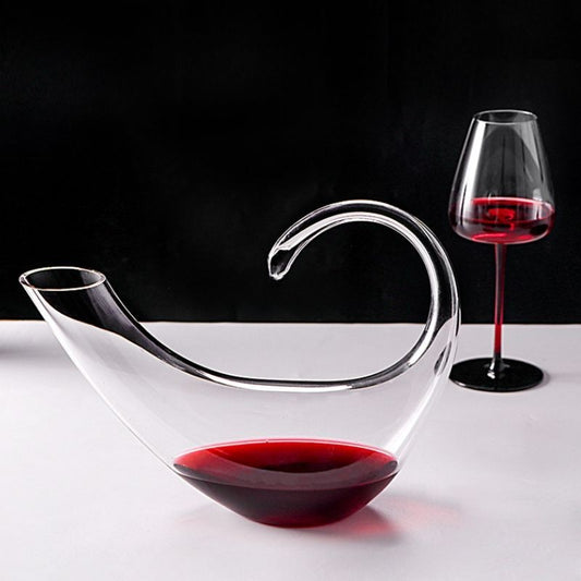 Scorpio zodiac hand-blown wine decanter