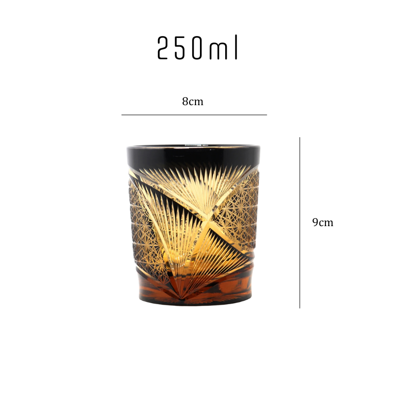 Fairy Eyes Edo Kiriko Whiskey Glass