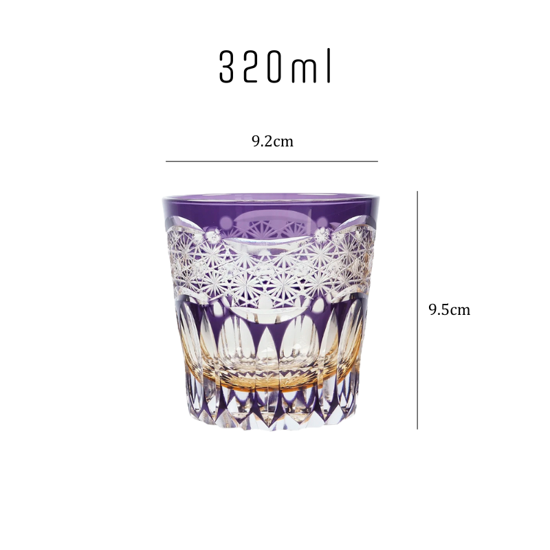 Edo Kiriko Taaffeite Glass