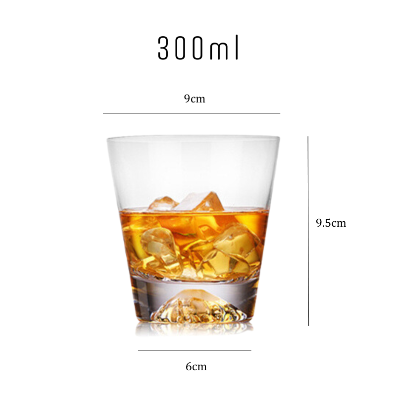 Mt Fuji Whiskey Glass