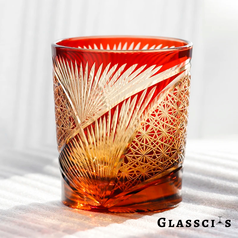 Fairy Eyes Edo Kiriko Whiskey Glass