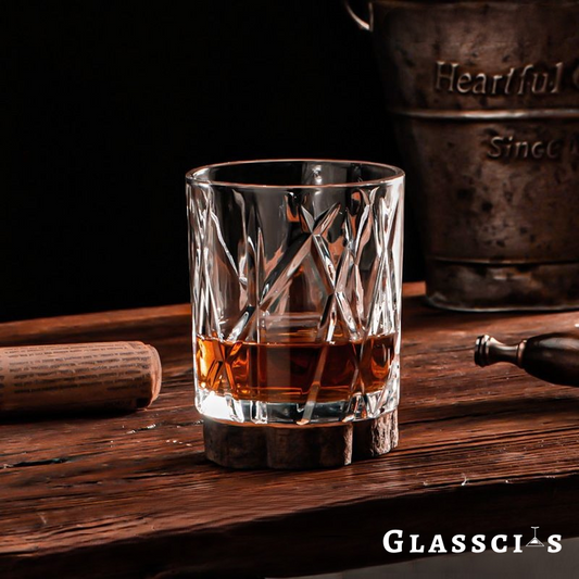 walter white crystal whiskey glass