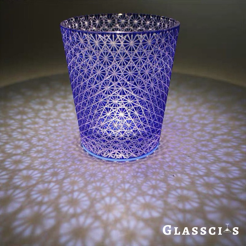 Japanese Kiku Edo Kiriko Whiskey Glass