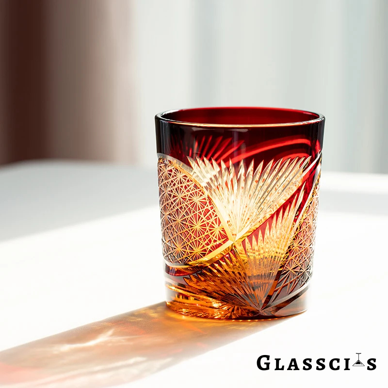 Fairy Eyes Edo Kiriko Whiskey Glass
