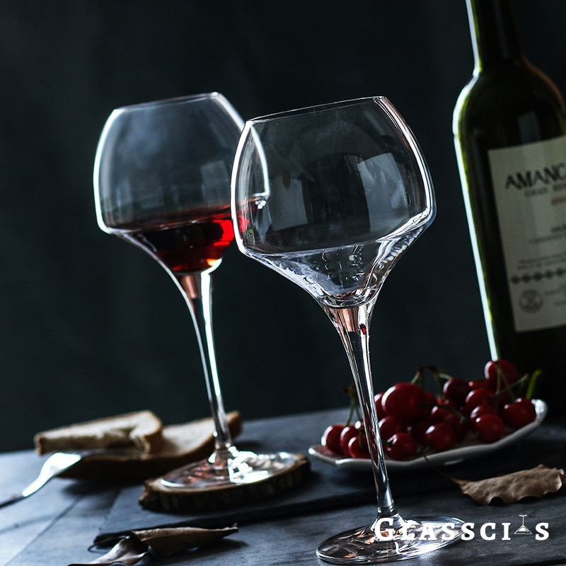 unique curve sommelier glasses for enthusiasts