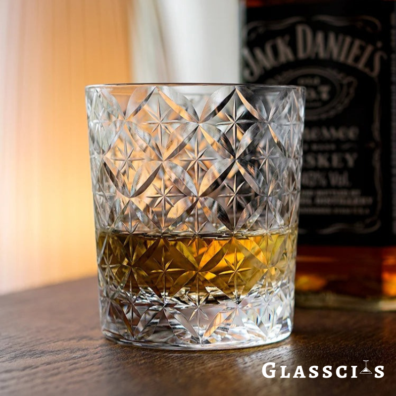 Butterfly Edo Kiriko Whiskey Glass