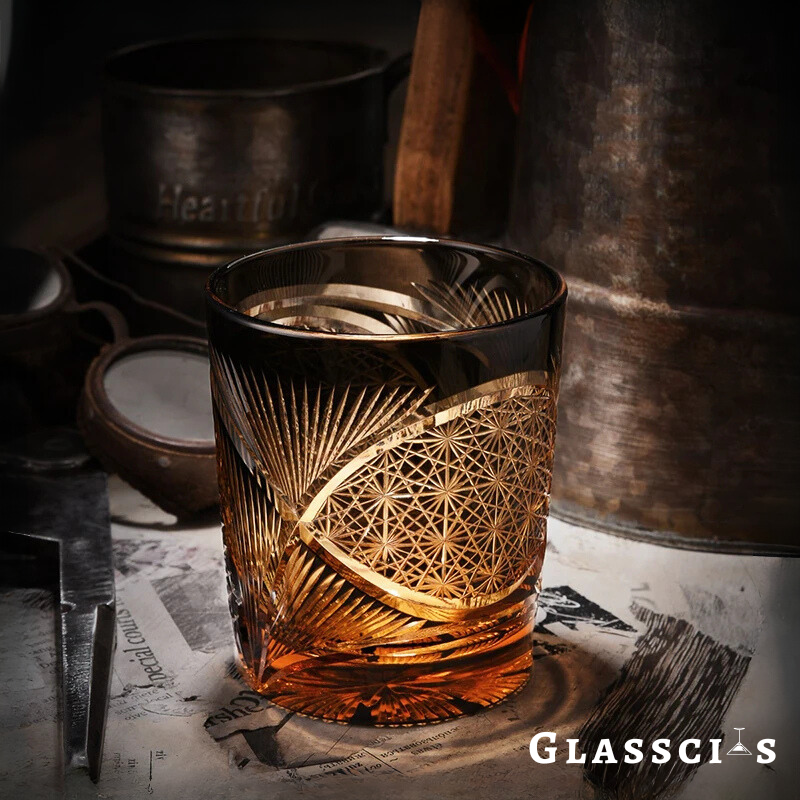 Fairy Eyes Edo Kiriko Whiskey Glass