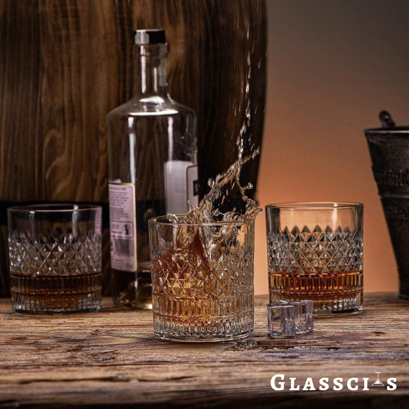 splashing in some nice bourbon glasses
