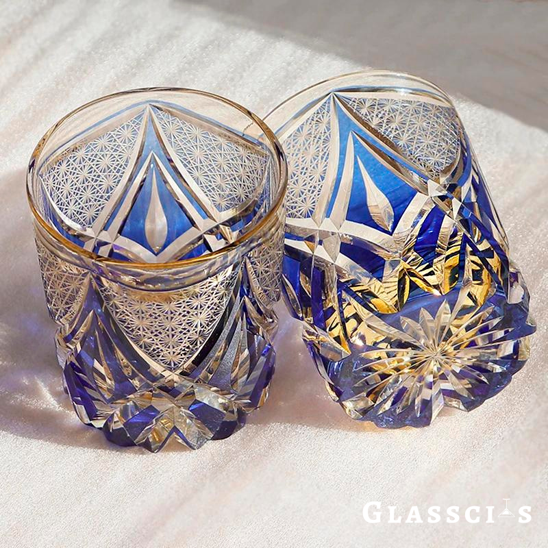 Spear Head Edo Kiriko Whiskey Glass