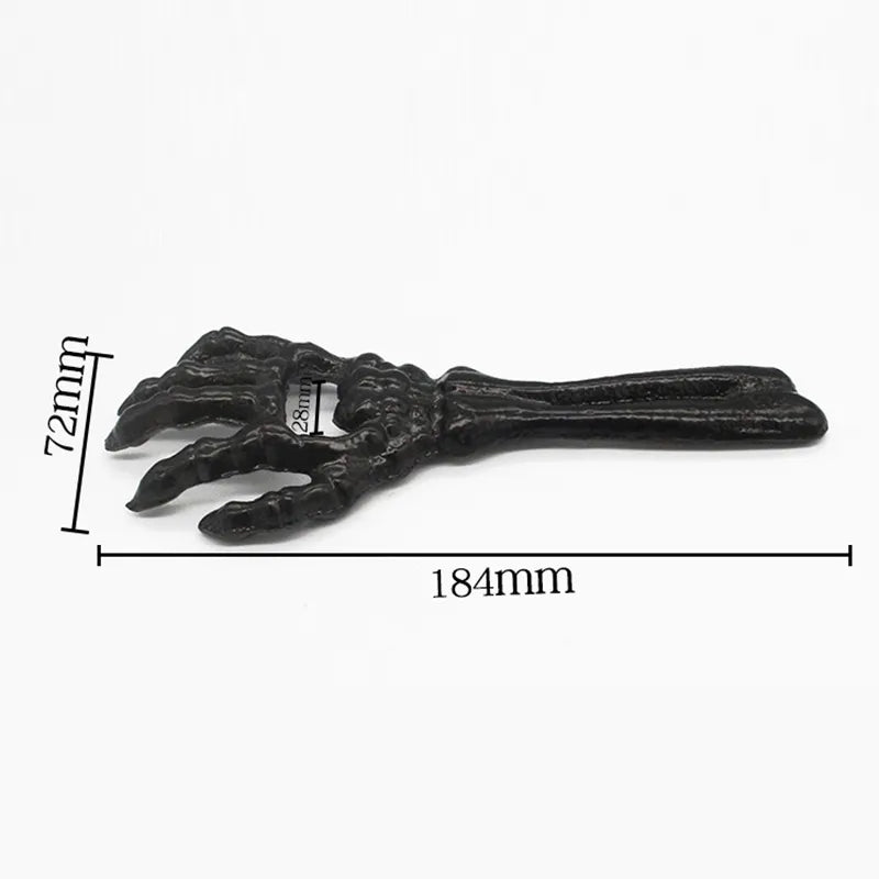 Black Skeleton Hands Bottle Opener