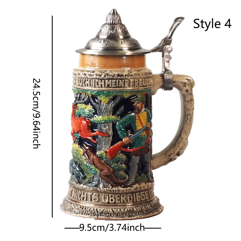 German beer steins by glasscias