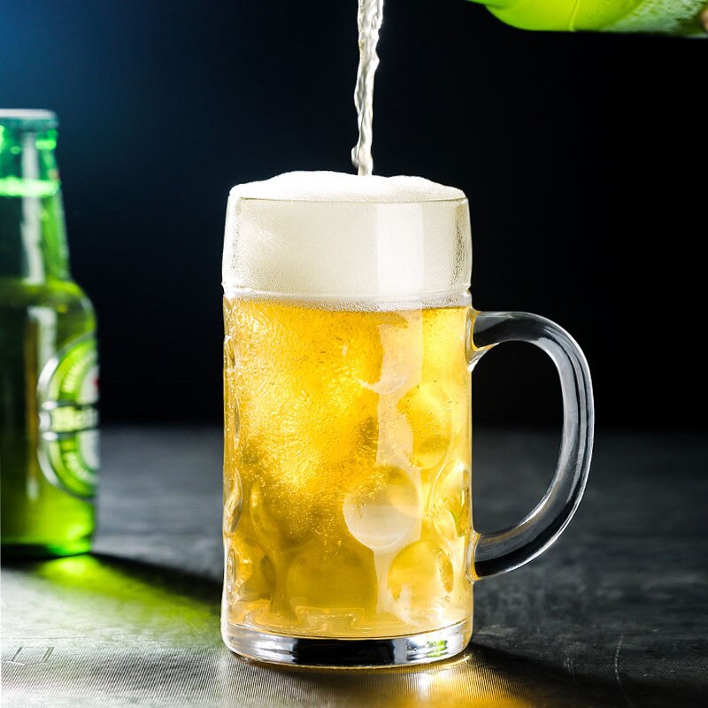 Exclusive beer stein glass with unique design