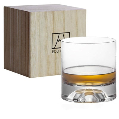 Skull Face Crystal Old Fashioned Whisky Glass