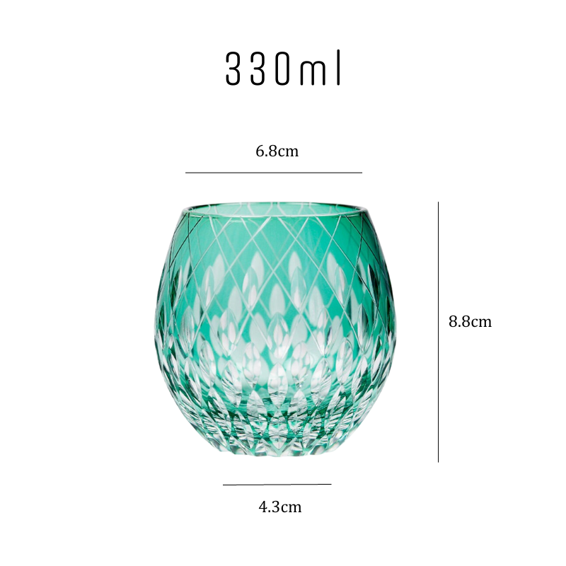 Edo Kiriko Ren Glass