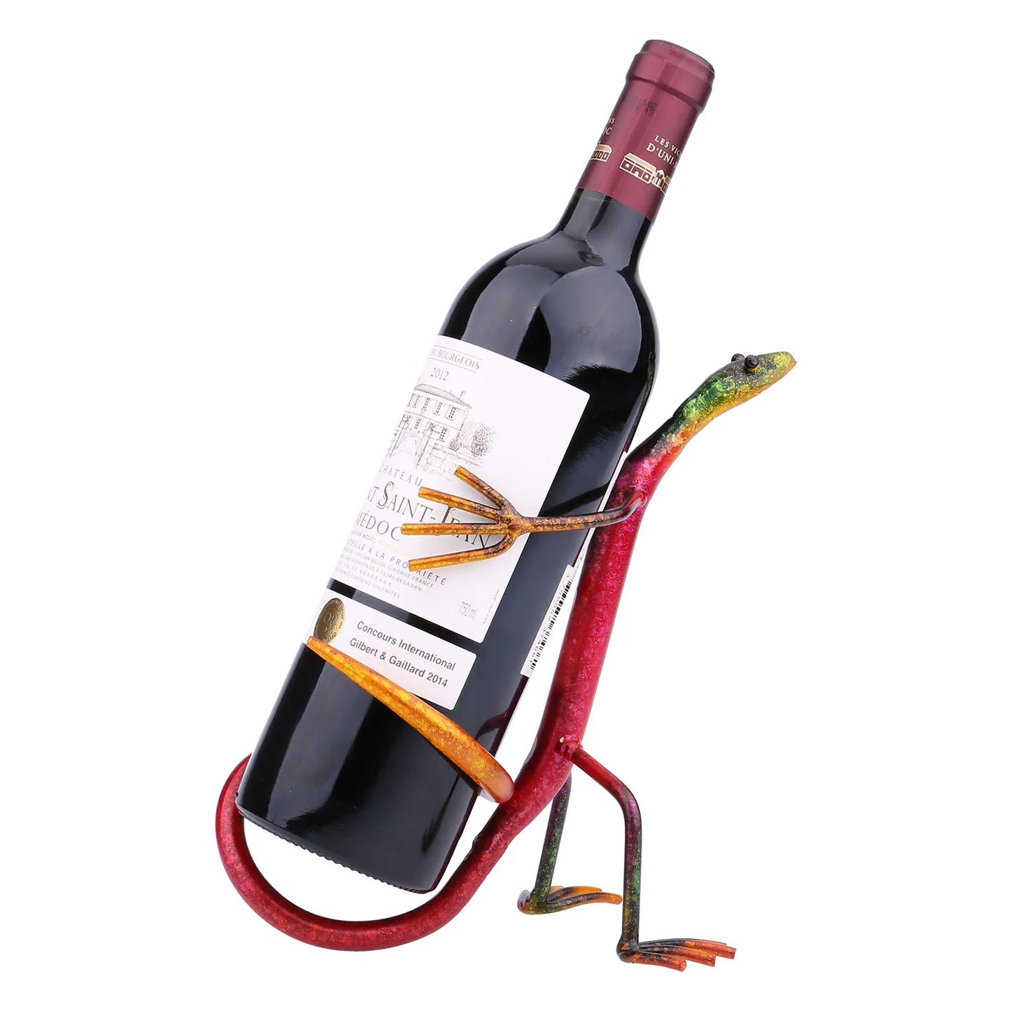 Stay Back! Gecko Wine Bottle Holder
