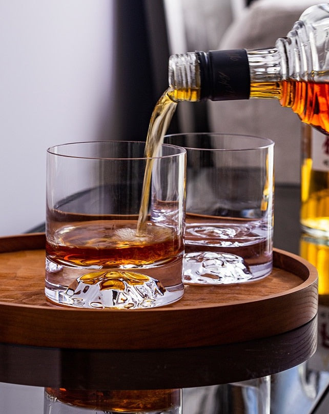 Skull face unique whiskey glasses by glasscias