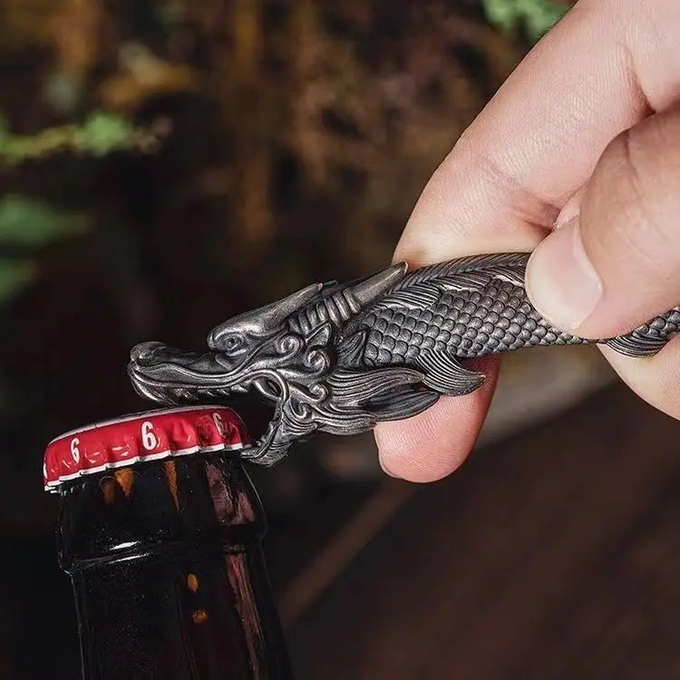 Copper Dragon Fish Bottle Opener