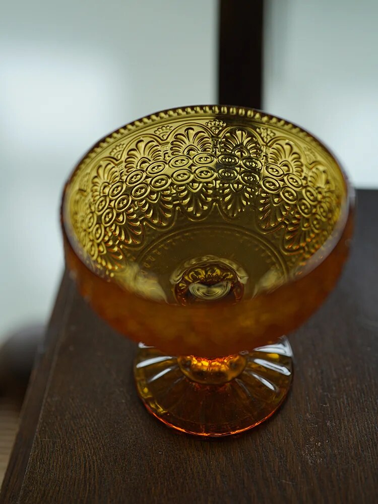 Retro style dessert bowls for fall gatherings