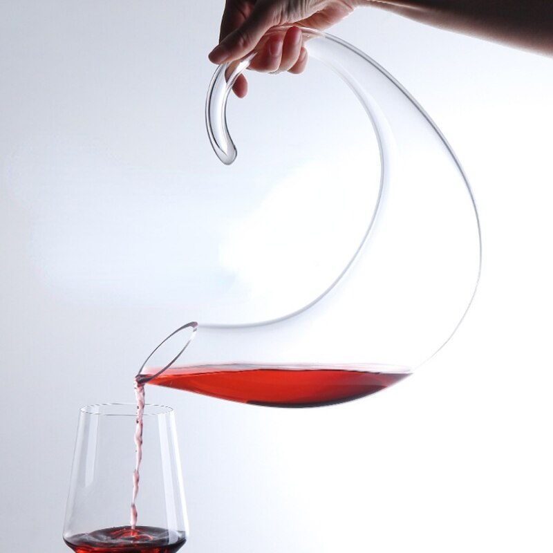 Handcrafted Scorpio star wine decanter