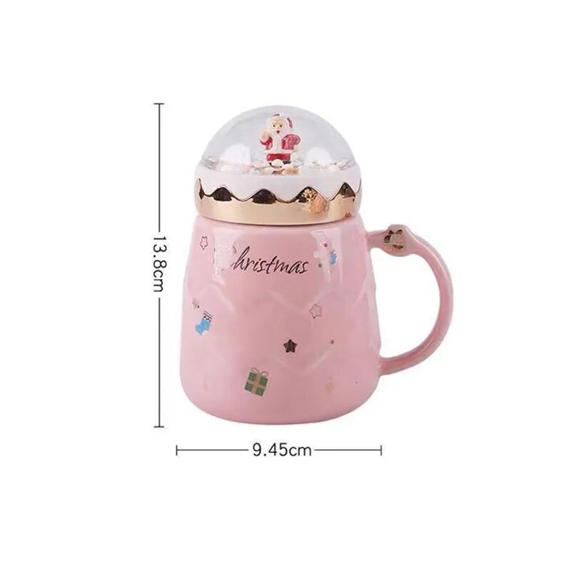 Christmas Santa Snowball Mug