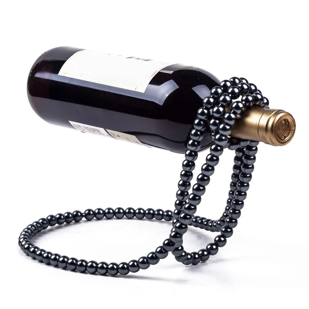 Floating Pearl Wine Bottle Holder