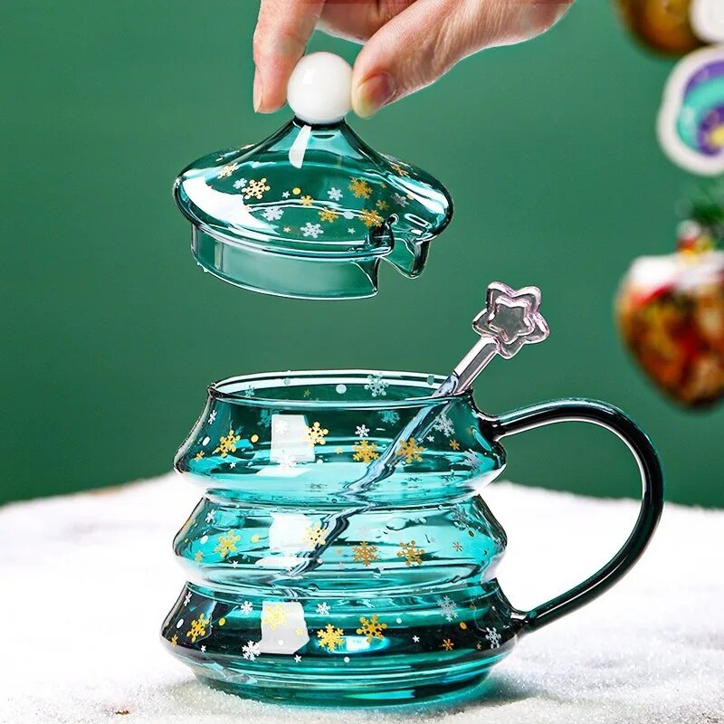 Cocoa and Christmas Tree Mug