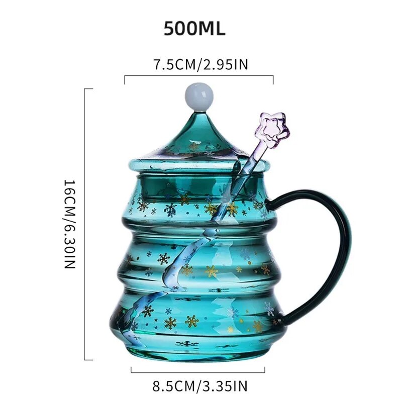Cocoa and Christmas Tree Mug