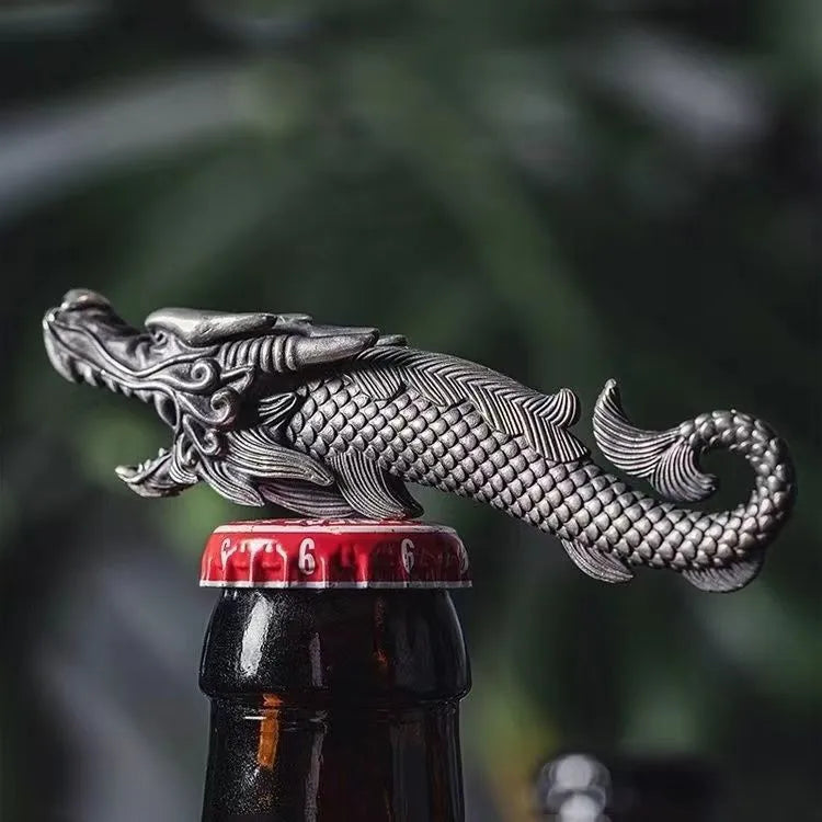 Copper Dragon Fish Bottle Opener