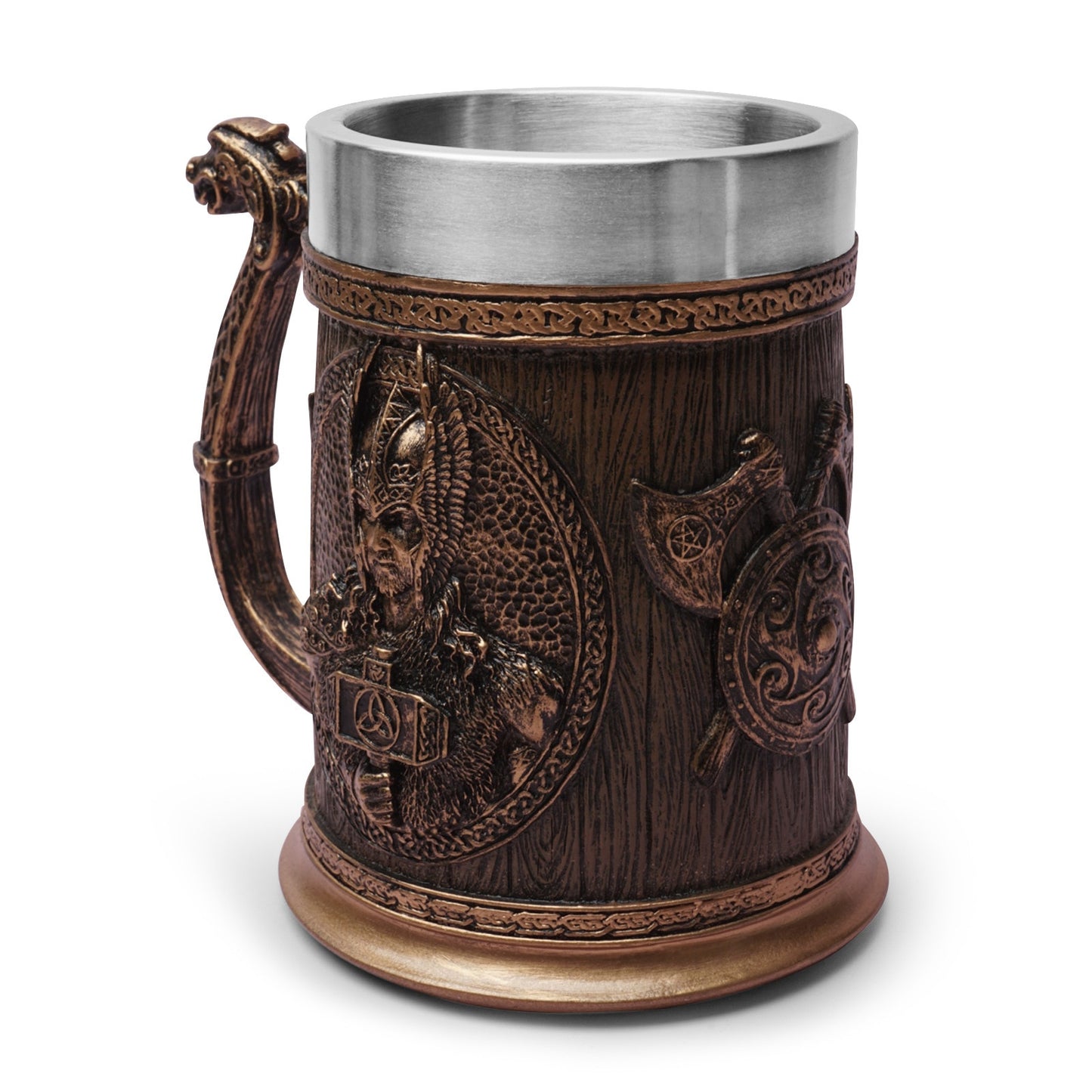 Elegant tankard for Norse mythology collectors