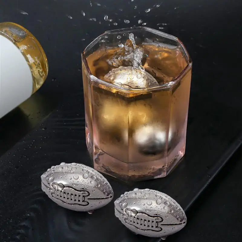Football Whiskey Stones