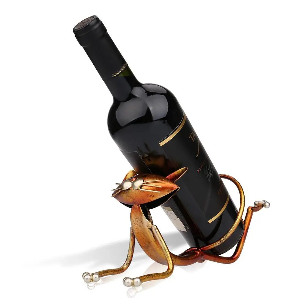 Yoga Cat Wine Bottle Holder