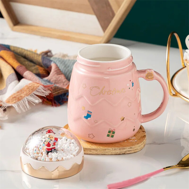 Christmas Santa Snowball Mug