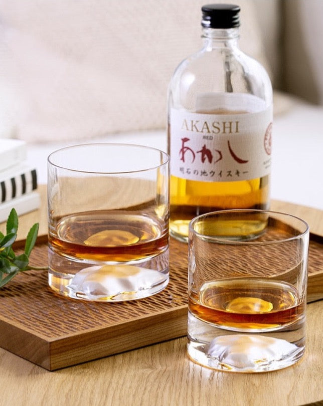 Skull face whiskey cup by glasscias