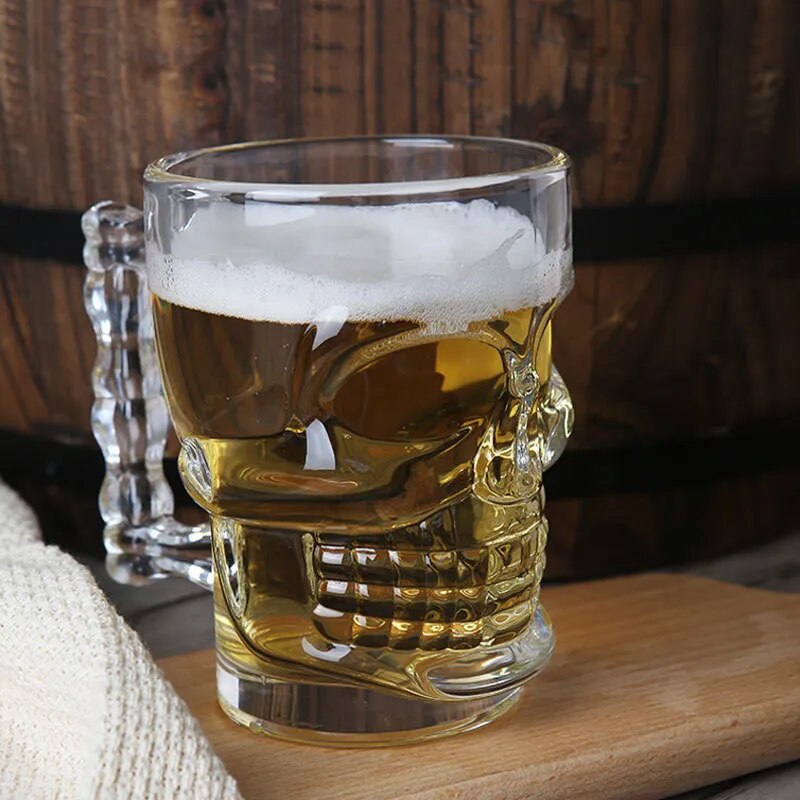 Stylish and scary beer glass mug for Halloween