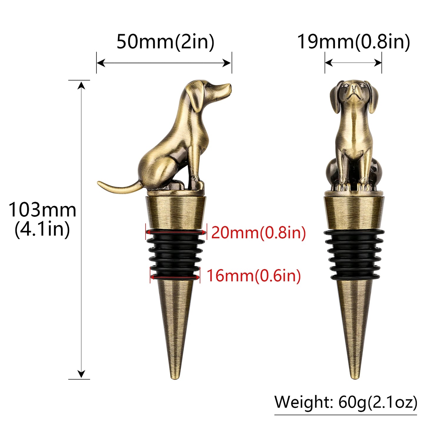 Labrador Retriever Bottle Stopper
