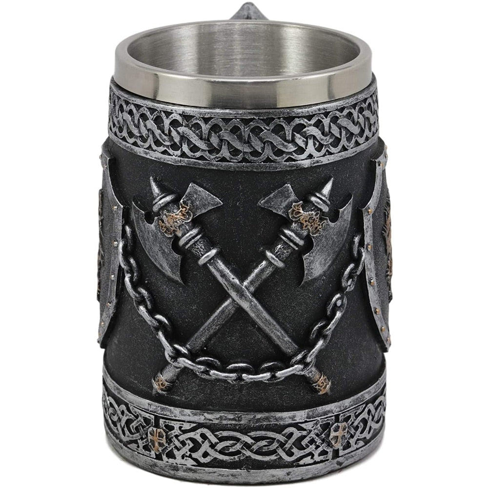 English lion medieval mug