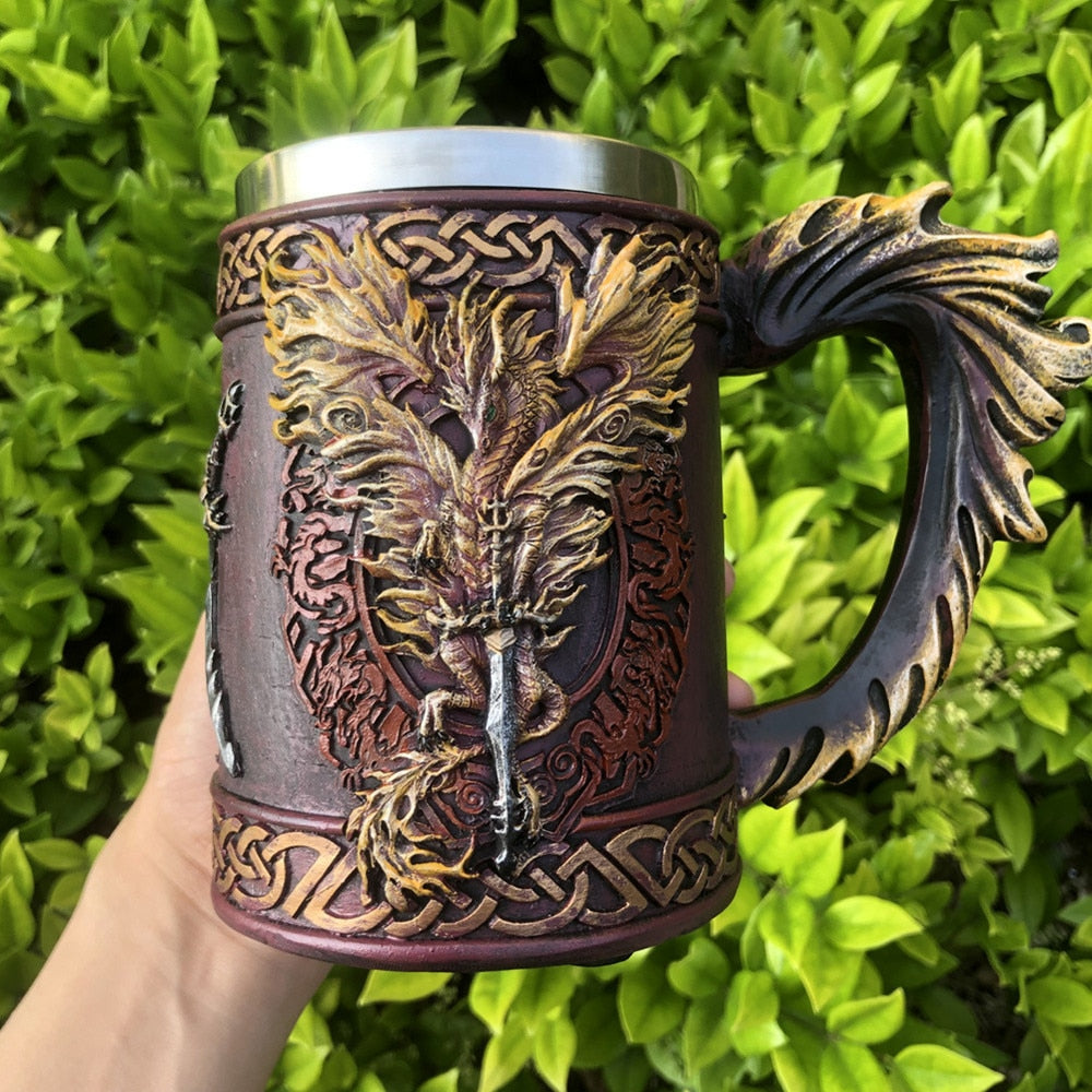 Balerion dragon design beer tankard