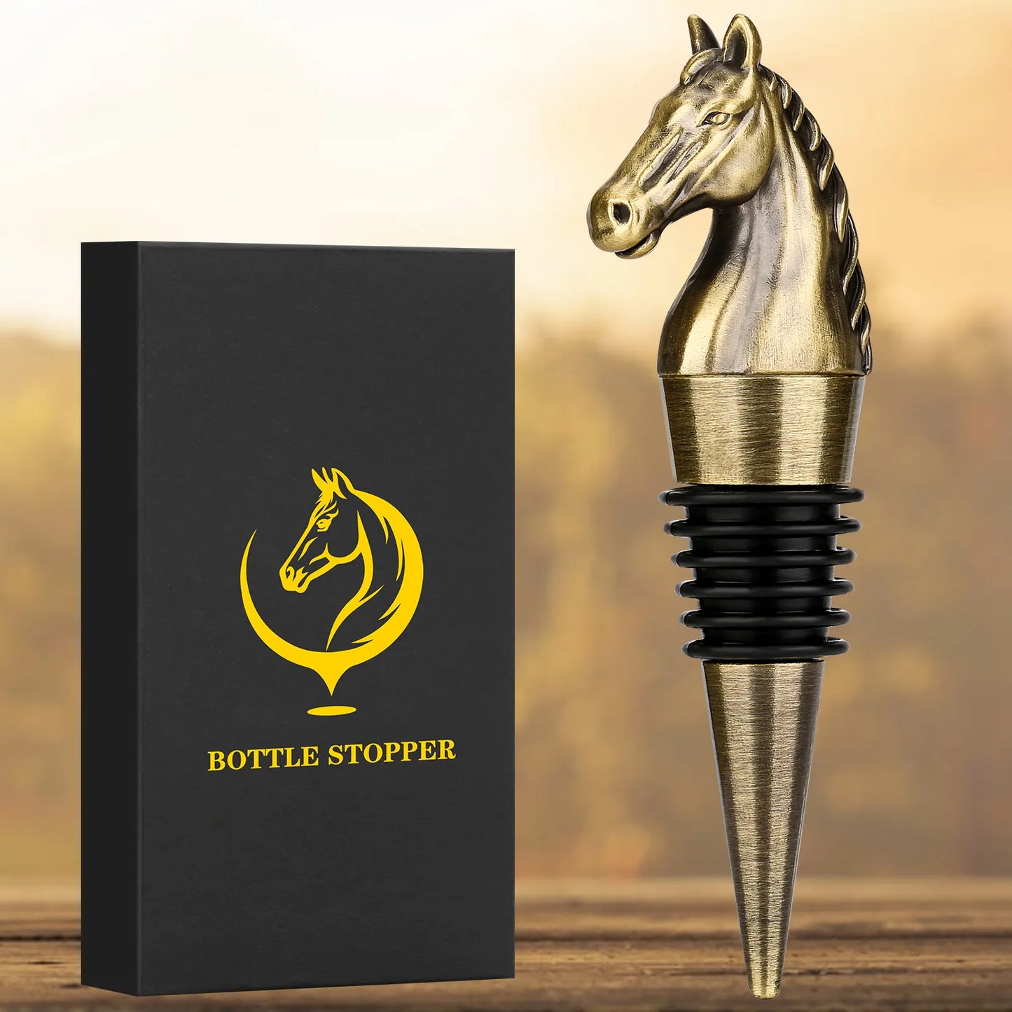 Vintage Horse Head Bottle Stopper