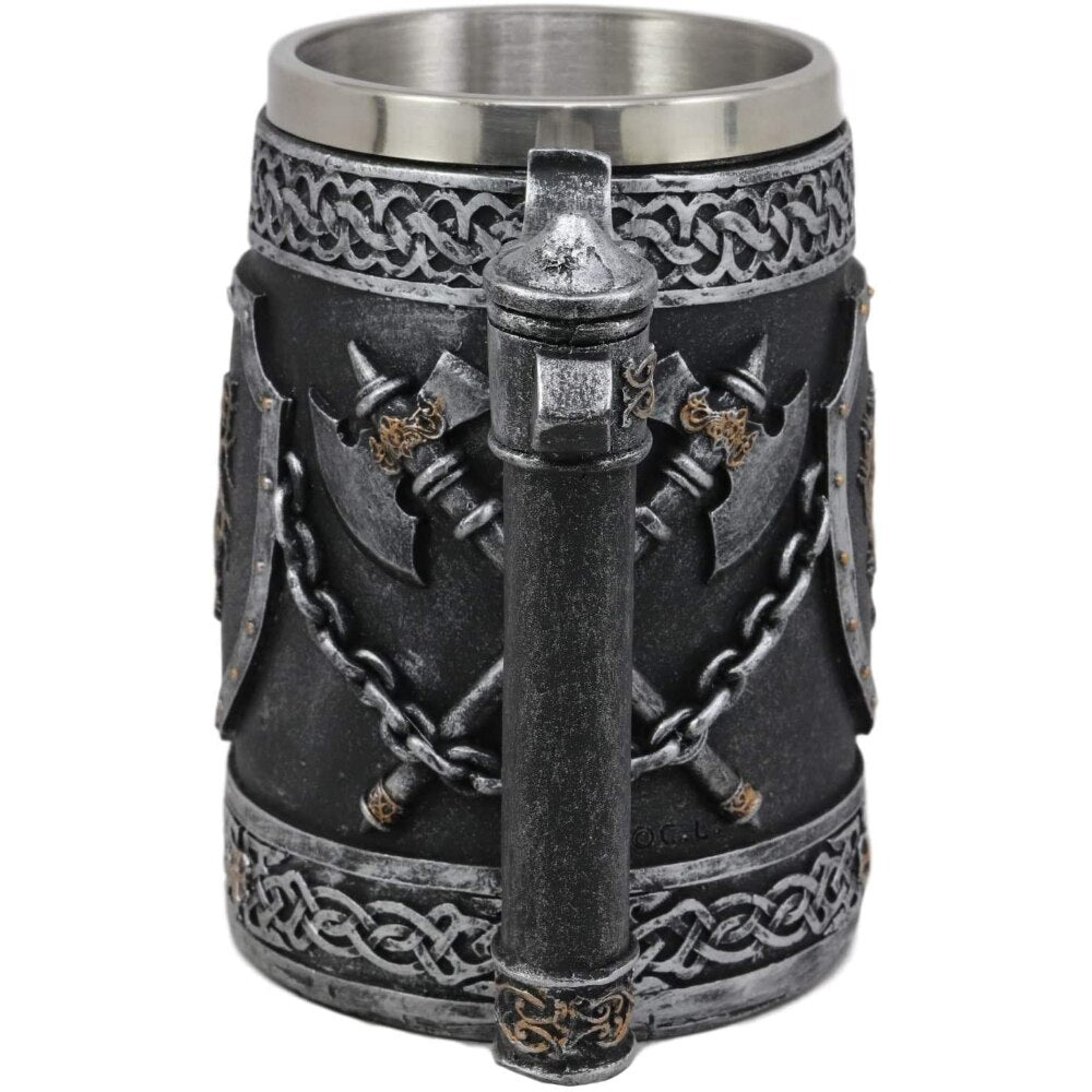 English lion beer tankard