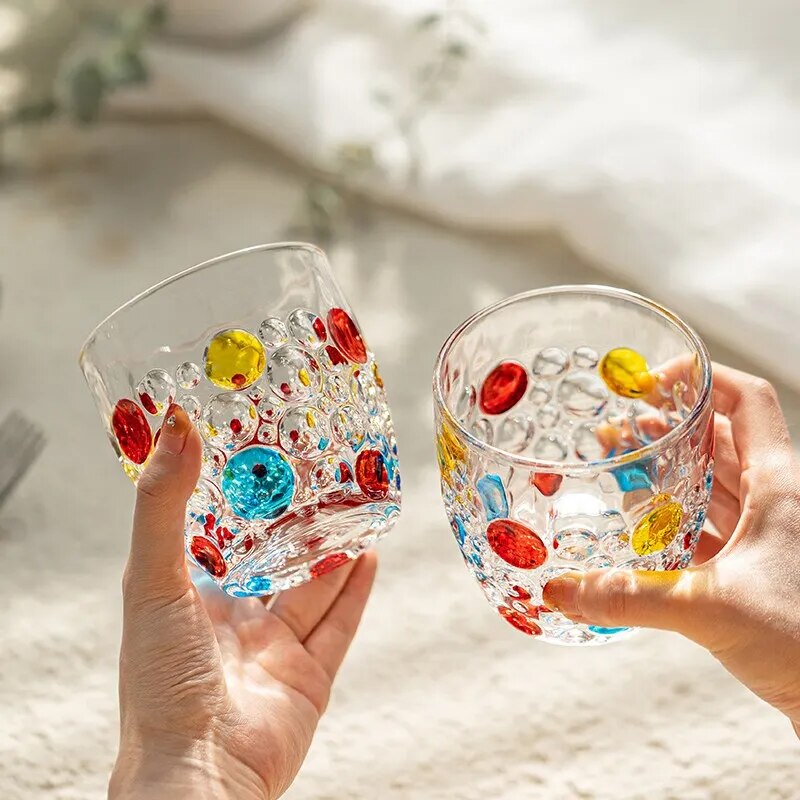 glassware from Italy with unique artful design