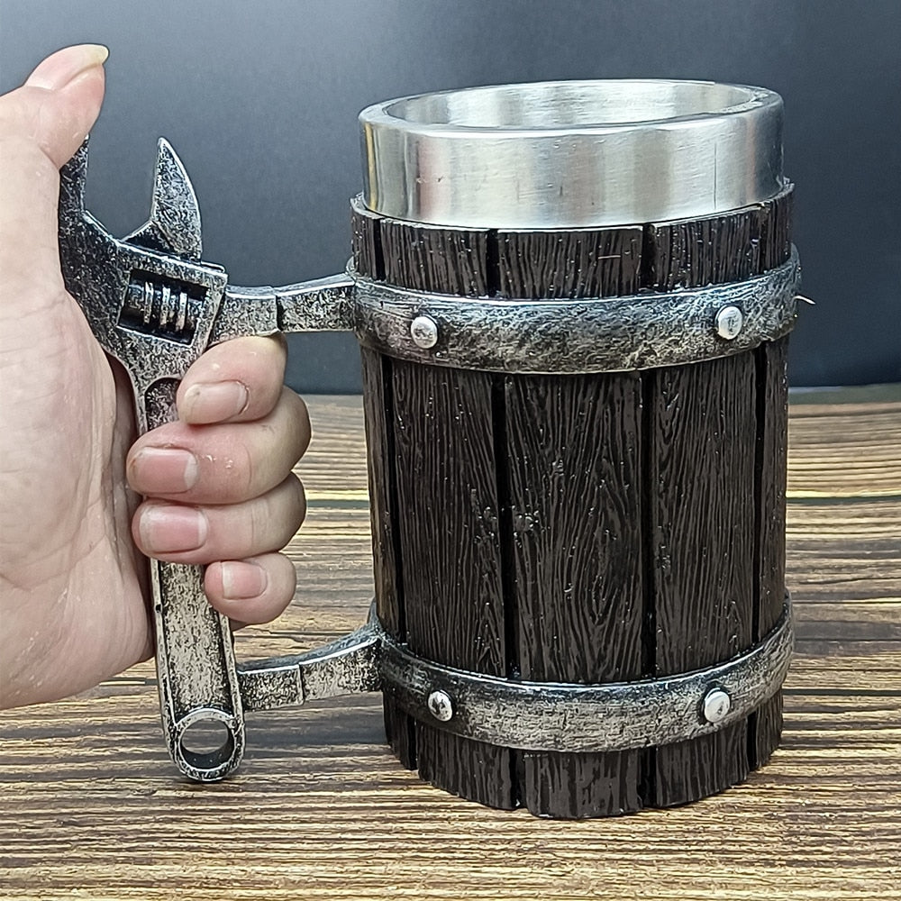 Norse Oak Beerspann wooden beer stein