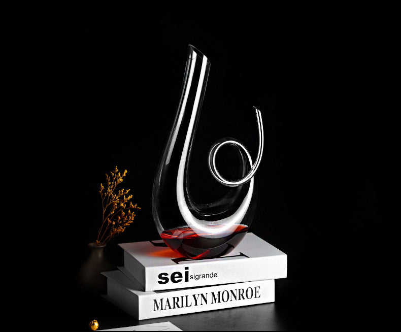 Refined craftsmanship in The Treble wine decanter