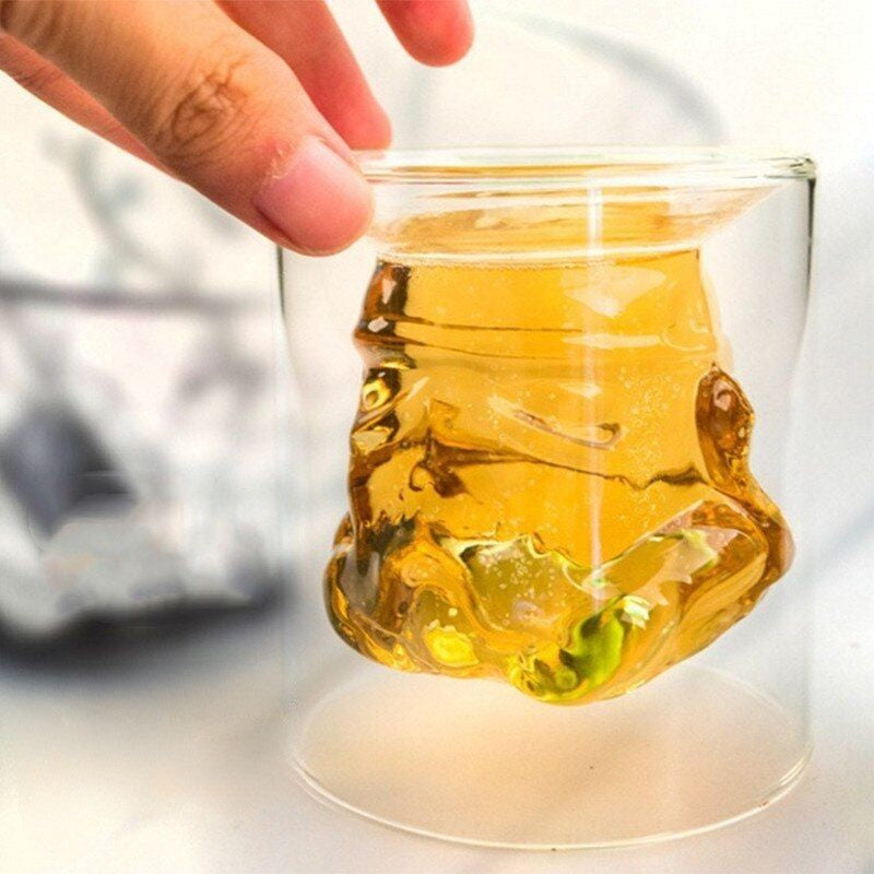 small size unique whisky glass inspired by stars wall movie