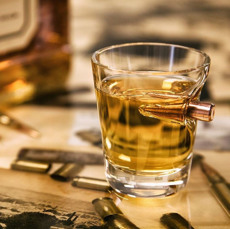 Give it a shot bullet shot glass by glasscias