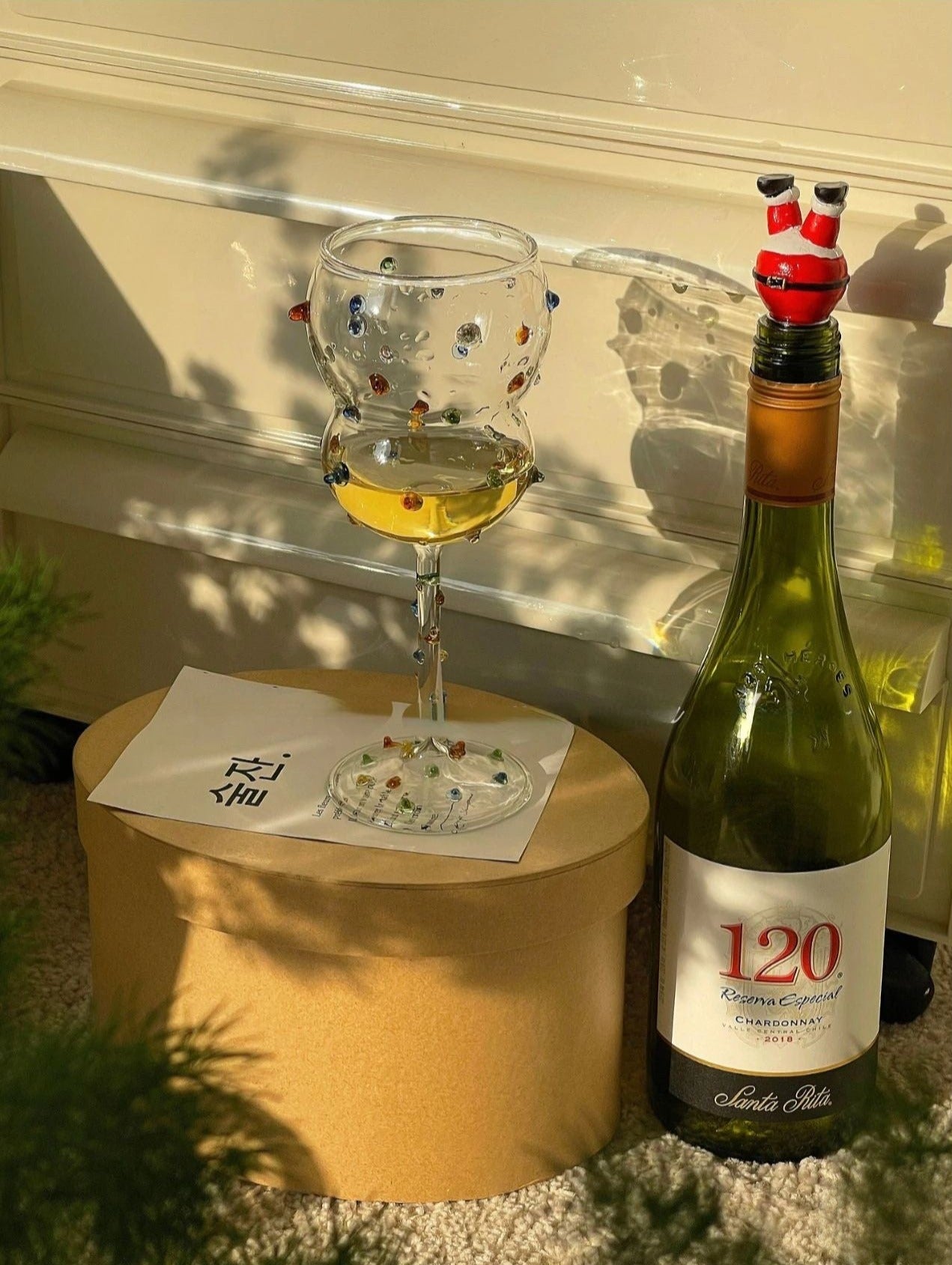 Sparkling gem glassware for holiday events