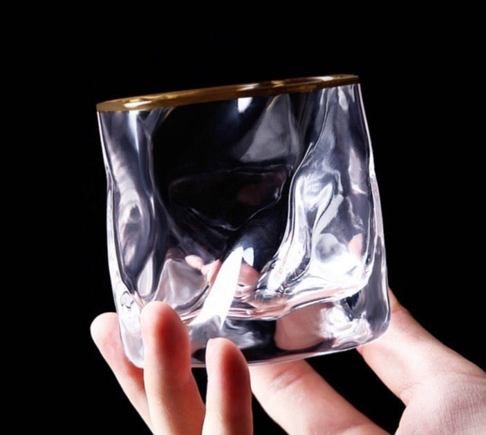 crumple glasses