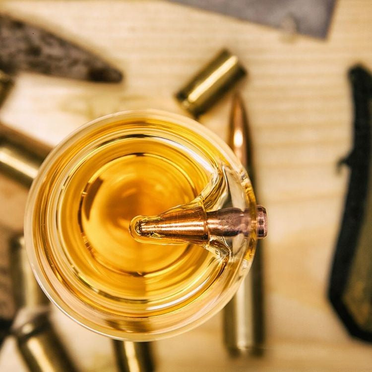 shot bullet glass by glasscias