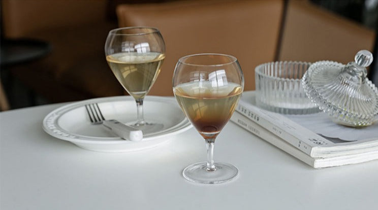 Water Droplets Crystal Champagne Glass