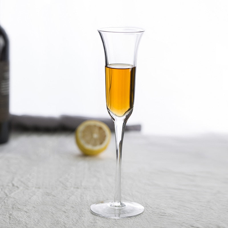 french crystal wine glasses in contemporary design